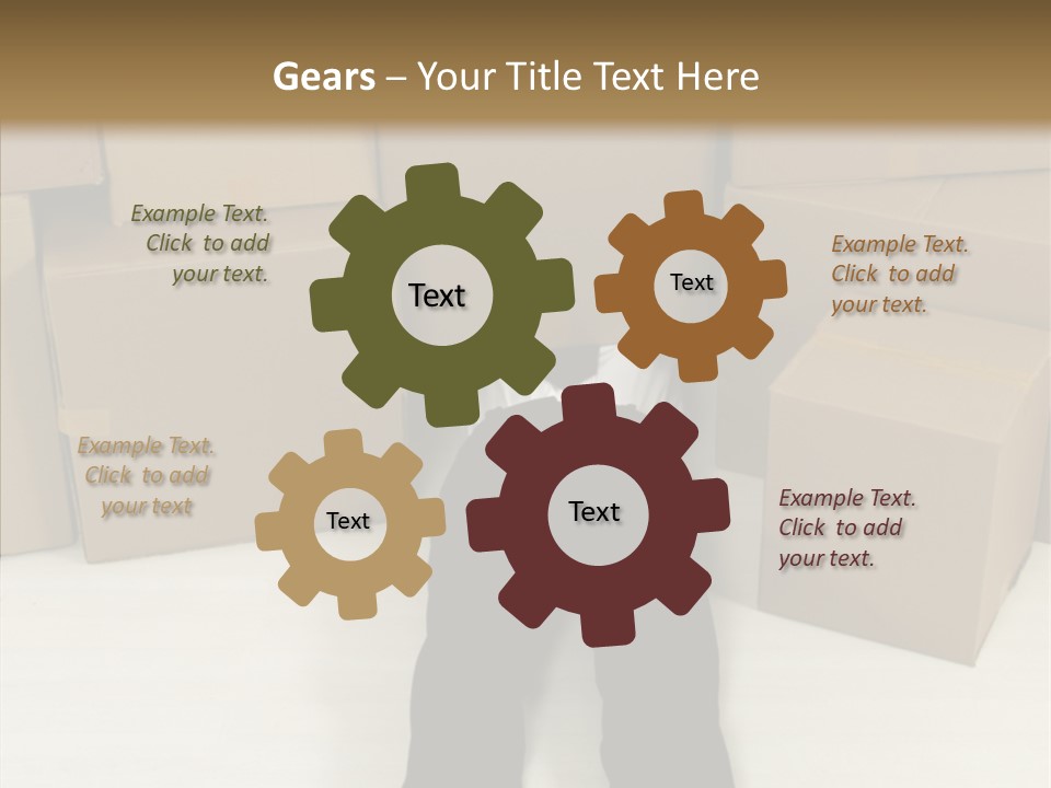 Attractive Model Modern PowerPoint Template