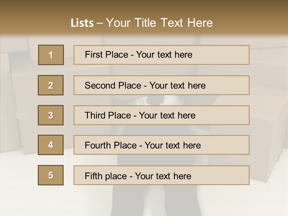Attractive Model Modern PowerPoint Template