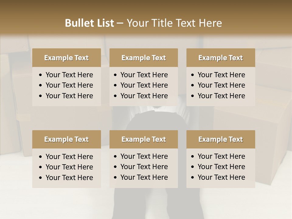 Attractive Model Modern PowerPoint Template