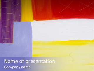 Hue Painting Art PowerPoint Template