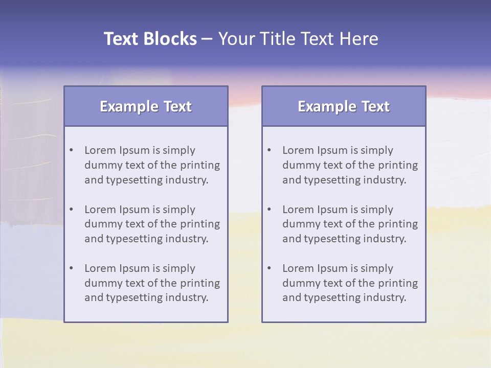 Hue Painting Art PowerPoint Template