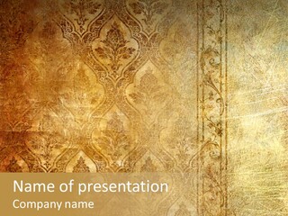 Old Lines Paper PowerPoint Template