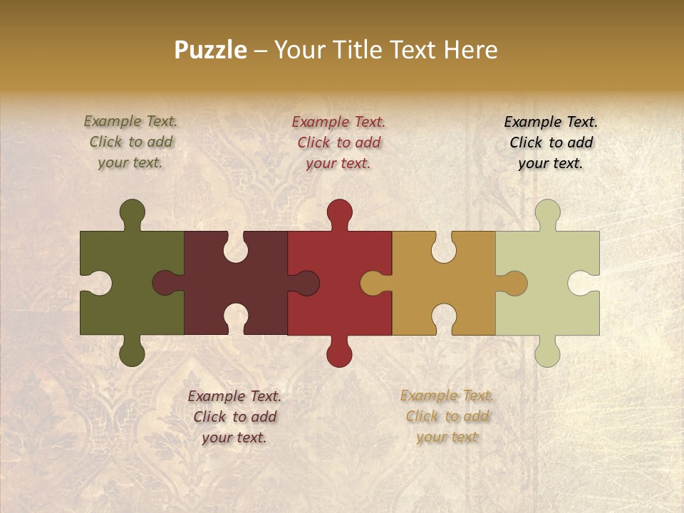 Old Lines Paper PowerPoint Template