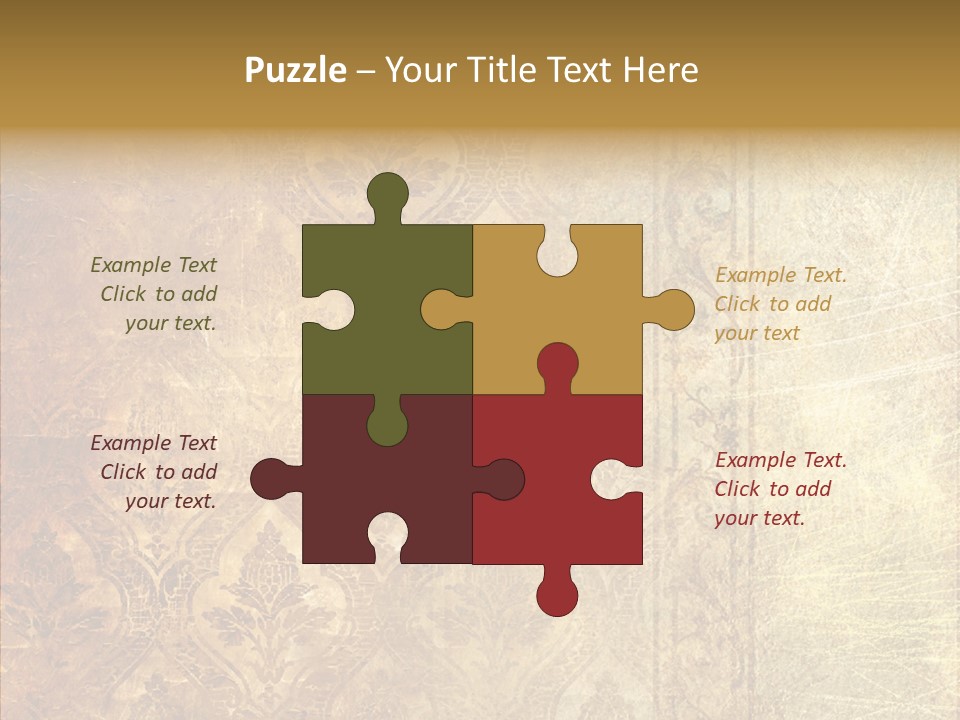 Old Lines Paper PowerPoint Template