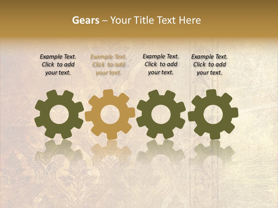 Old Lines Paper PowerPoint Template