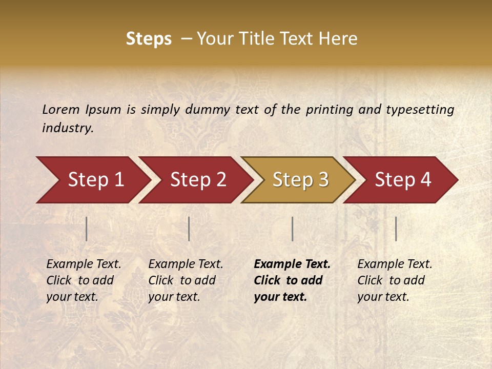 Old Lines Paper PowerPoint Template