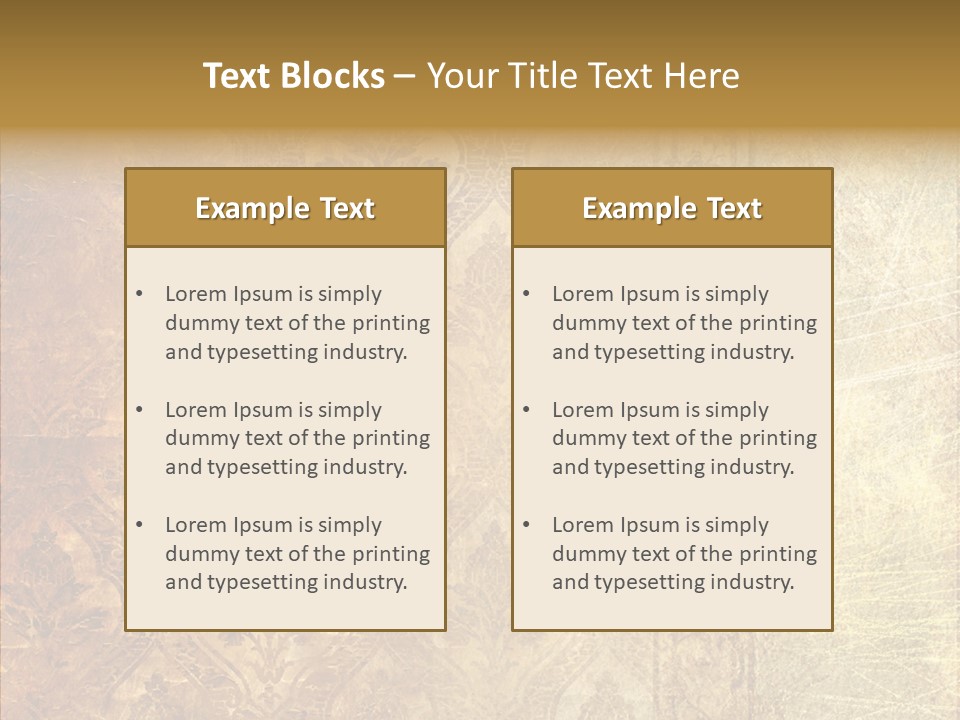 Old Lines Paper PowerPoint Template