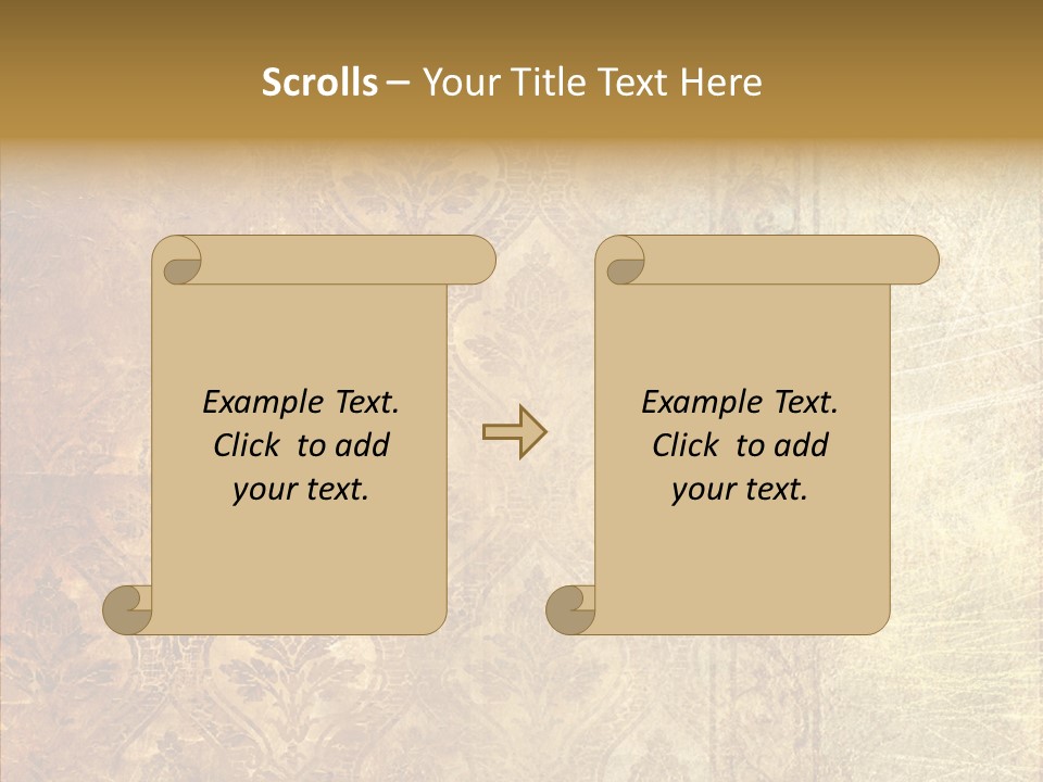 Old Lines Paper PowerPoint Template