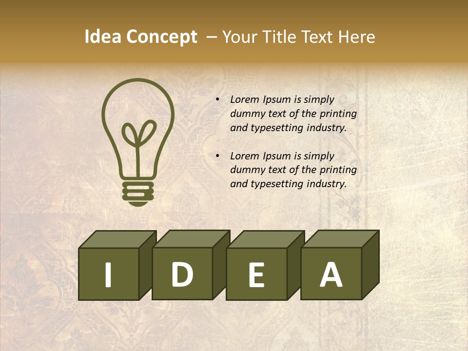 Old Lines Paper PowerPoint Template