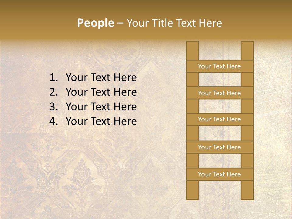 Old Lines Paper PowerPoint Template