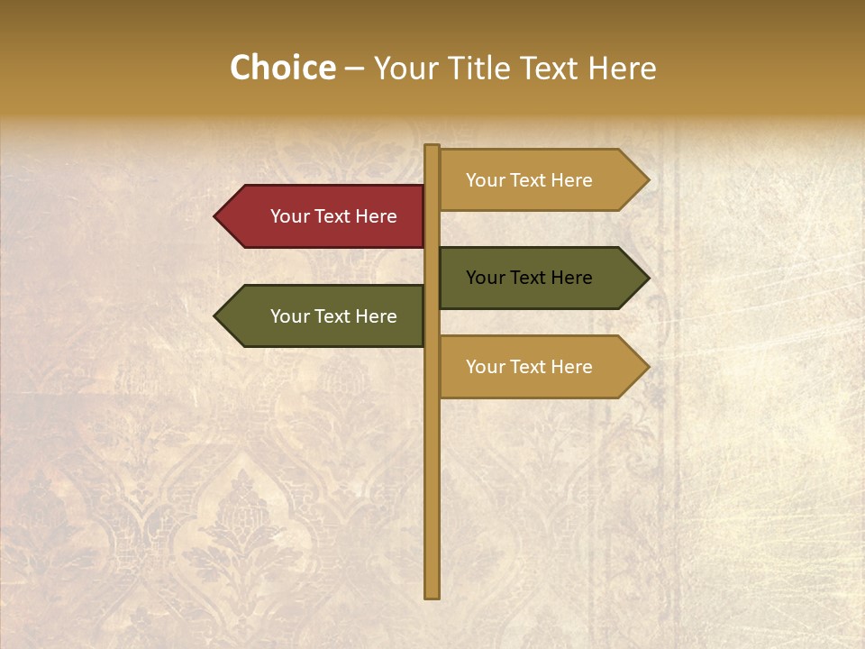 Old Lines Paper PowerPoint Template