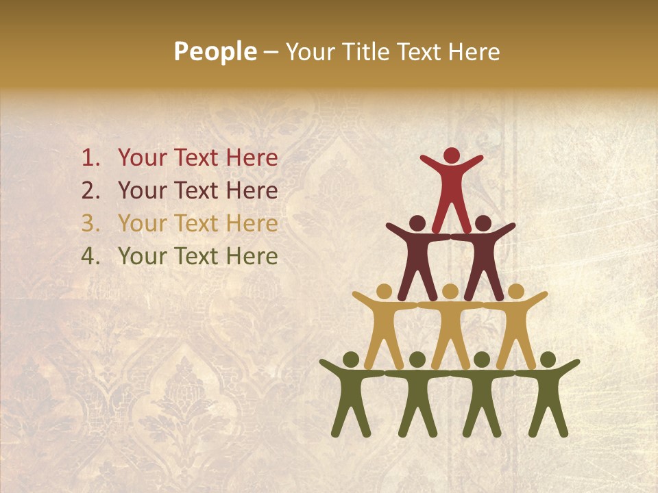 Old Lines Paper PowerPoint Template