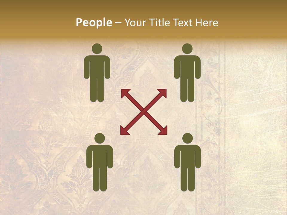 Old Lines Paper PowerPoint Template