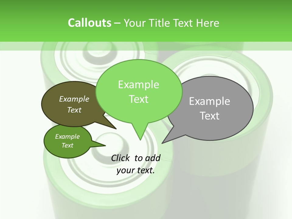 Mobility White Background PowerPoint Template