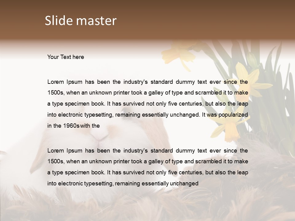 Pepper Pork Knife PowerPoint Template