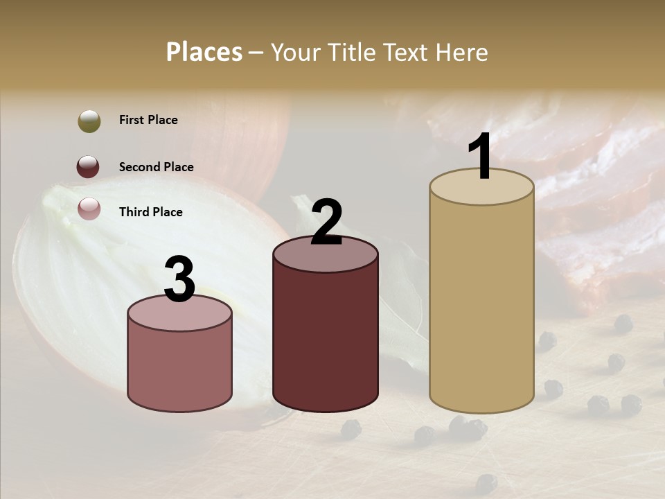 Pepper Pork Knife PowerPoint Template