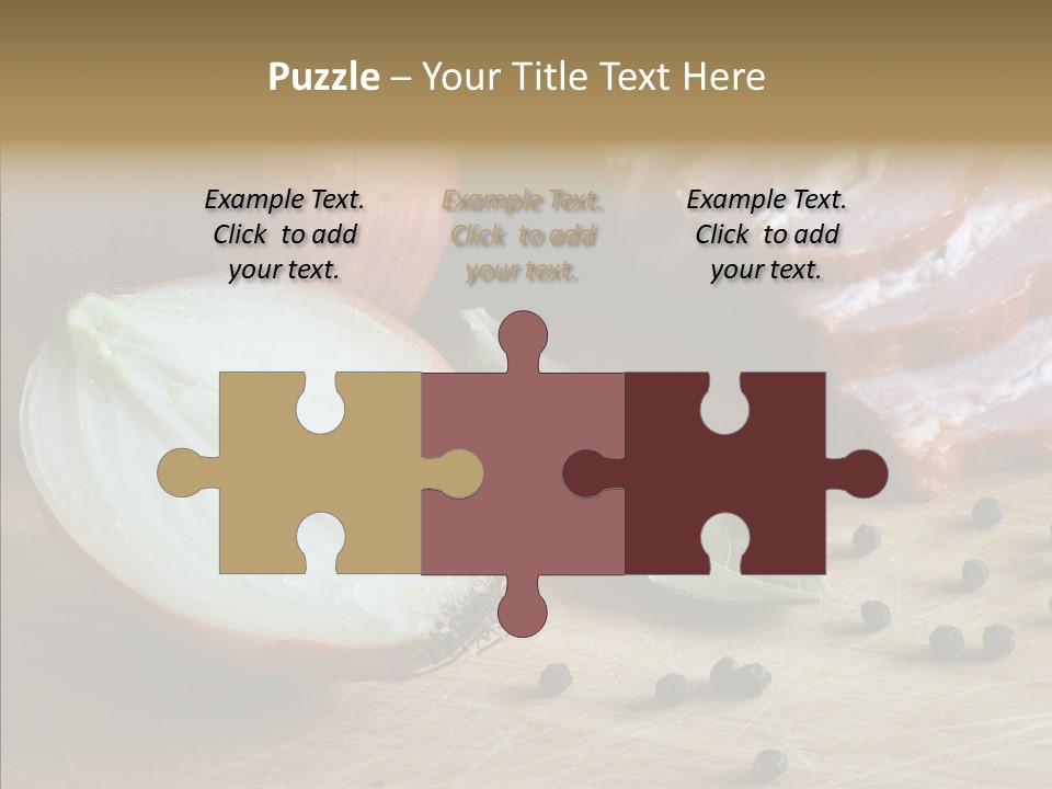 Pepper Pork Knife PowerPoint Template