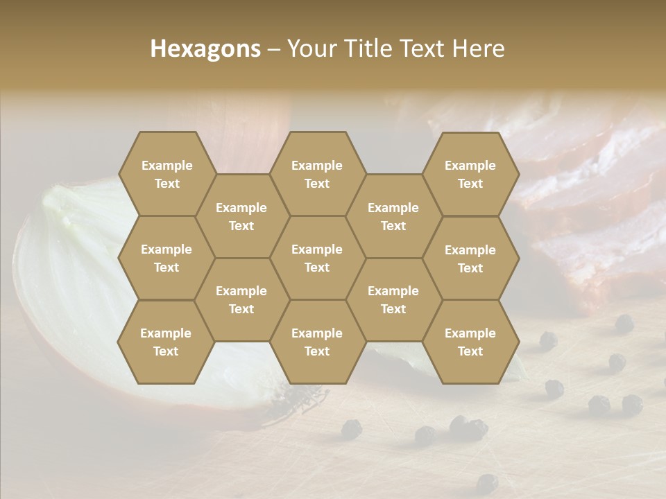 Pepper Pork Knife PowerPoint Template