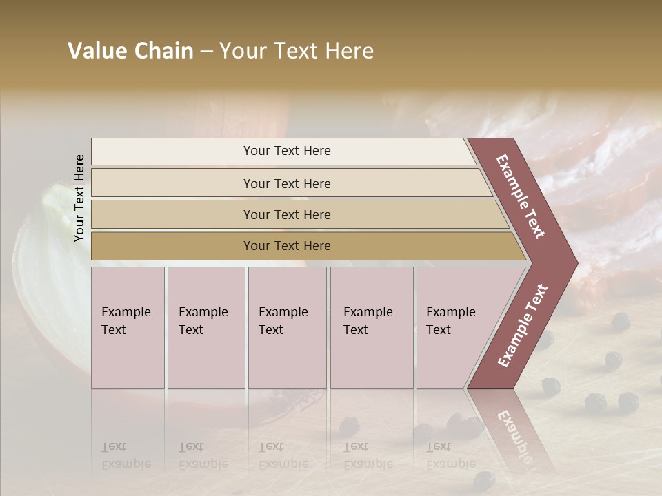 Pepper Pork Knife PowerPoint Template