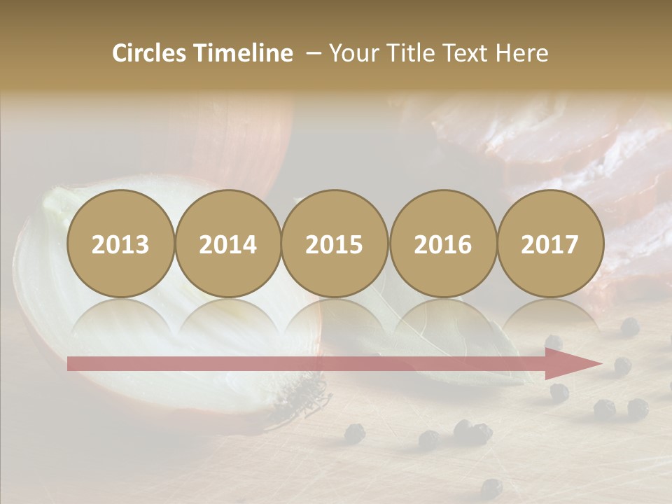 Pepper Pork Knife PowerPoint Template