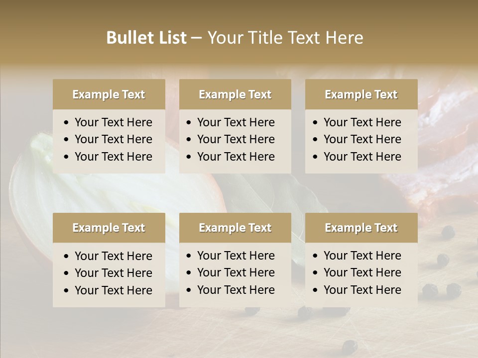 Pepper Pork Knife PowerPoint Template