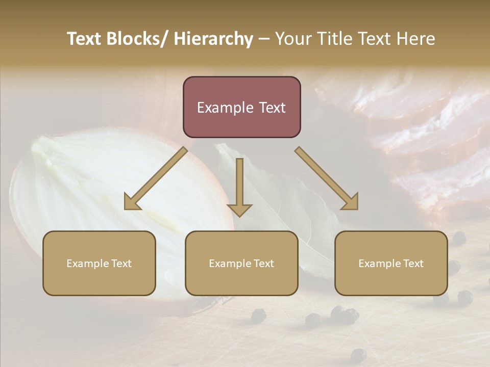 Pepper Pork Knife PowerPoint Template