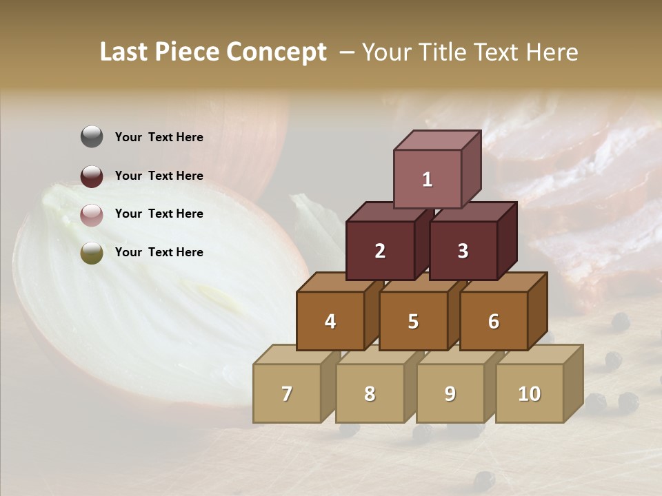 Pepper Pork Knife PowerPoint Template