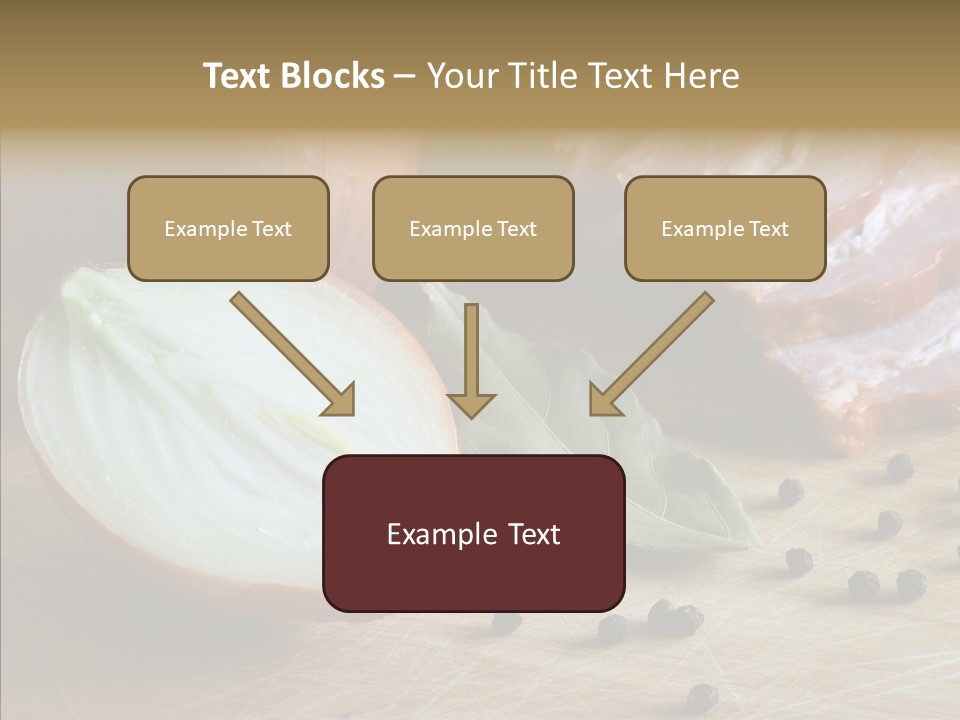 Pepper Pork Knife PowerPoint Template