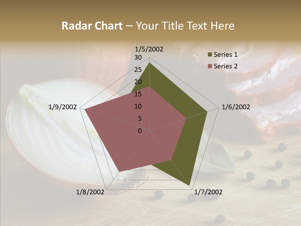 Pepper Pork Knife PowerPoint Template