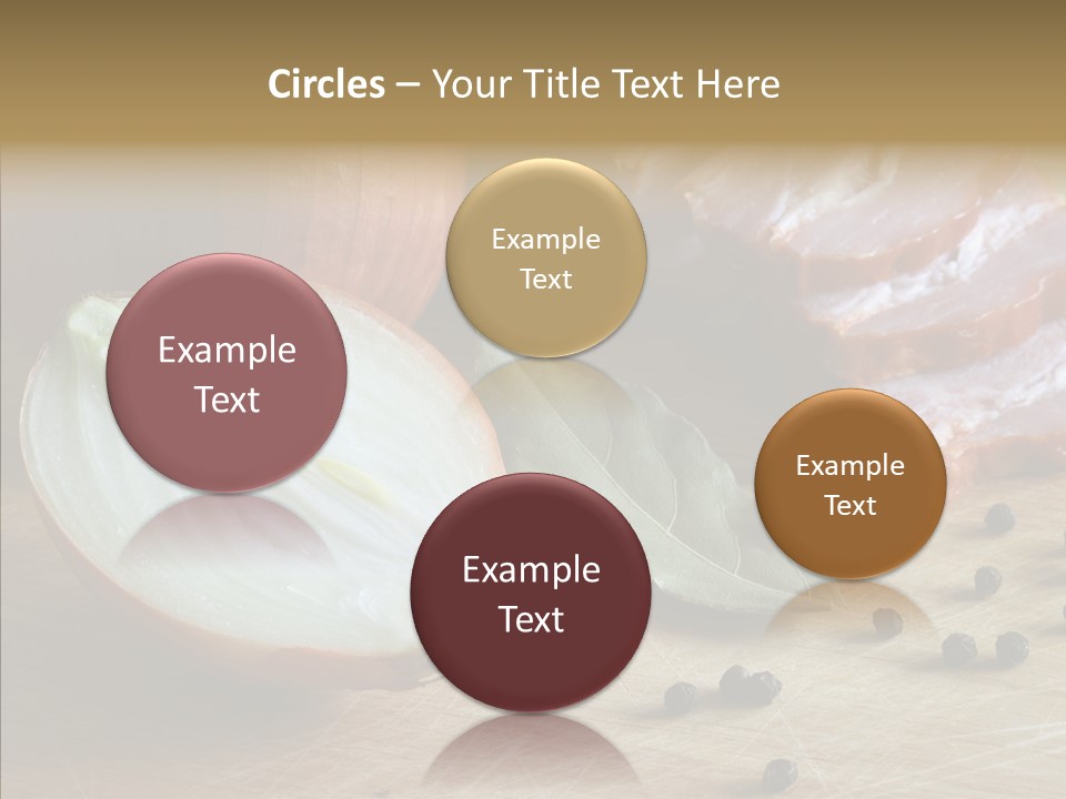 Pepper Pork Knife PowerPoint Template