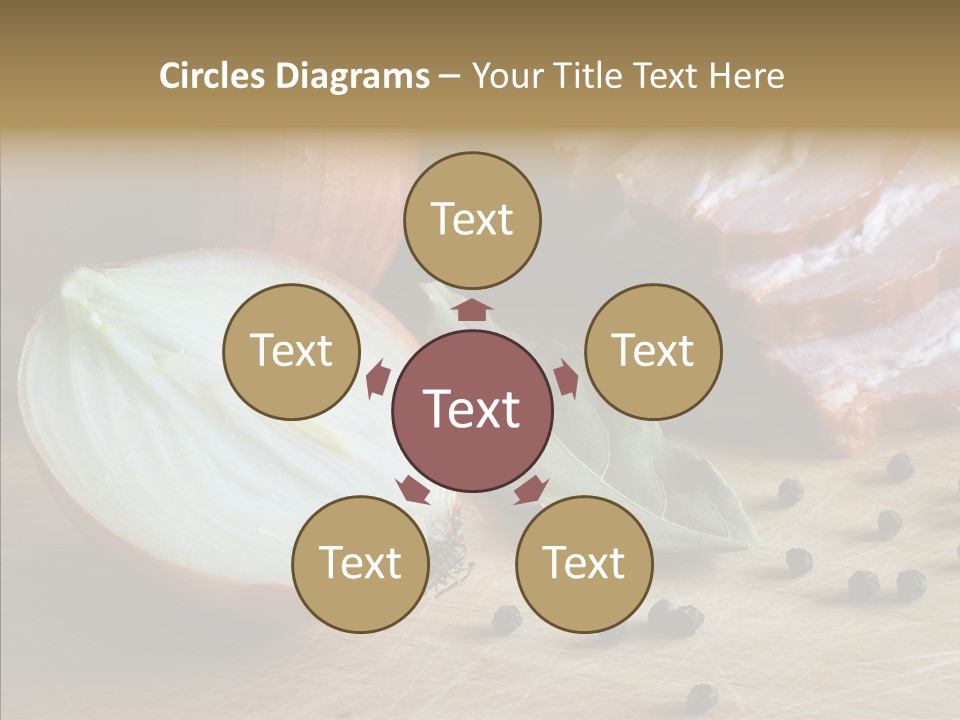 Pepper Pork Knife PowerPoint Template