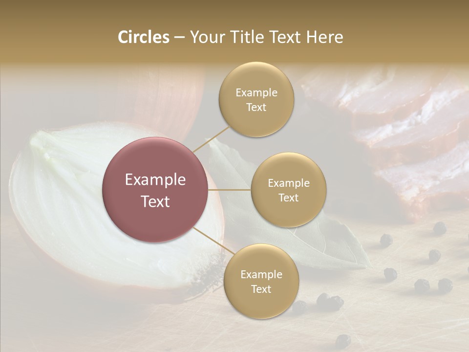 Pepper Pork Knife PowerPoint Template