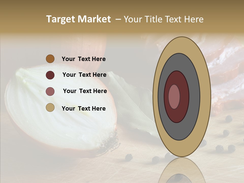 Pepper Pork Knife PowerPoint Template