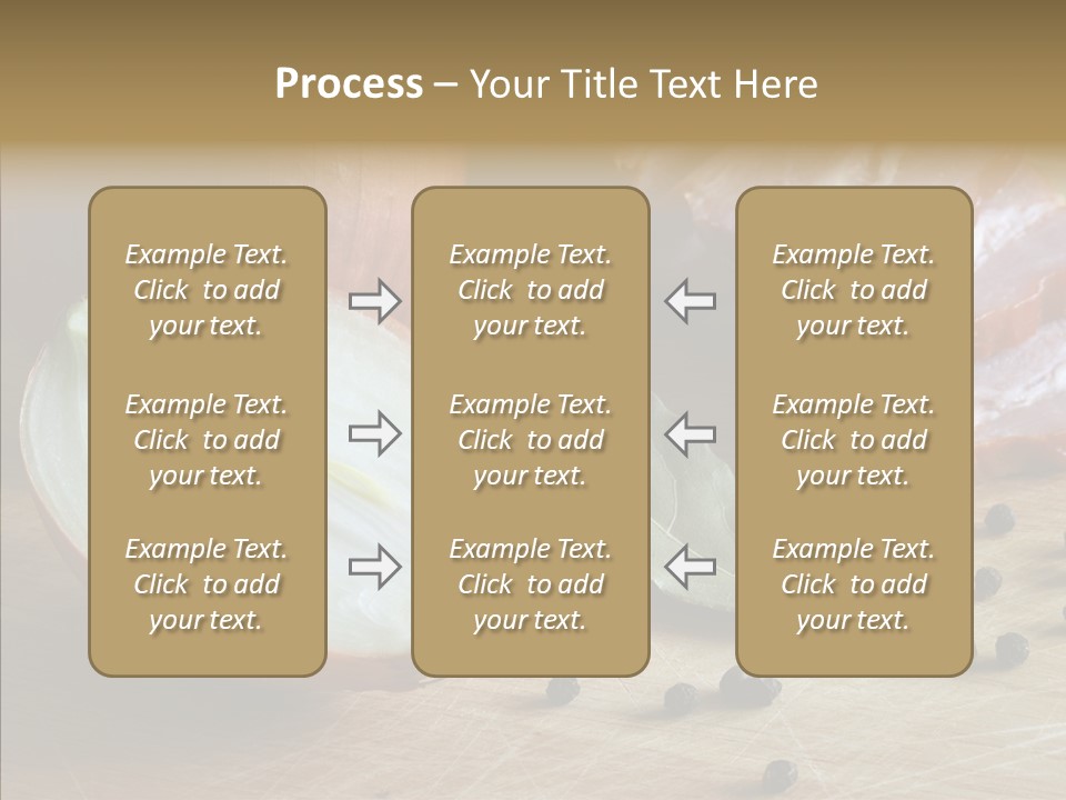 Pepper Pork Knife PowerPoint Template