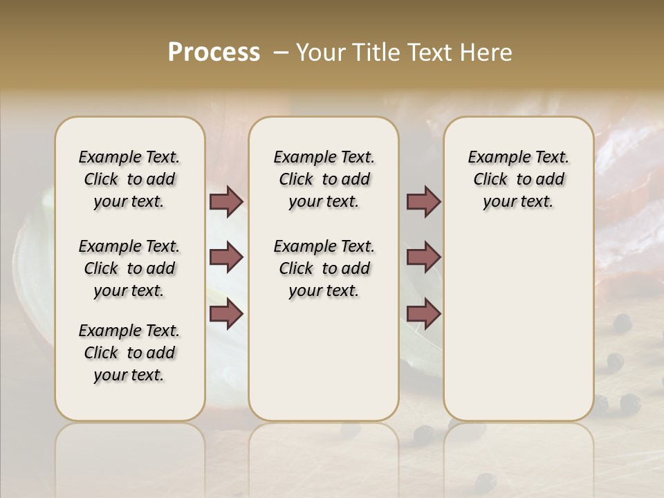 Pepper Pork Knife PowerPoint Template