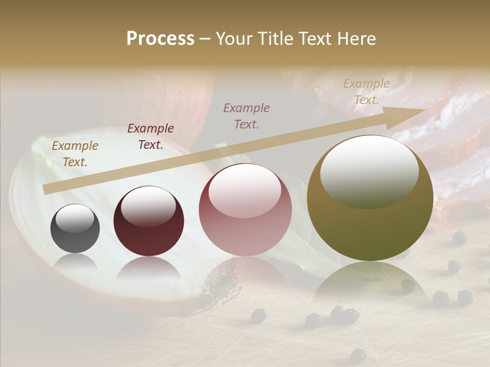 Pepper Pork Knife PowerPoint Template