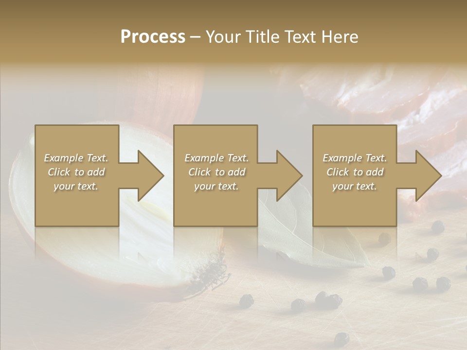 Pepper Pork Knife PowerPoint Template