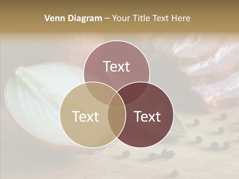 Pepper Pork Knife PowerPoint Template