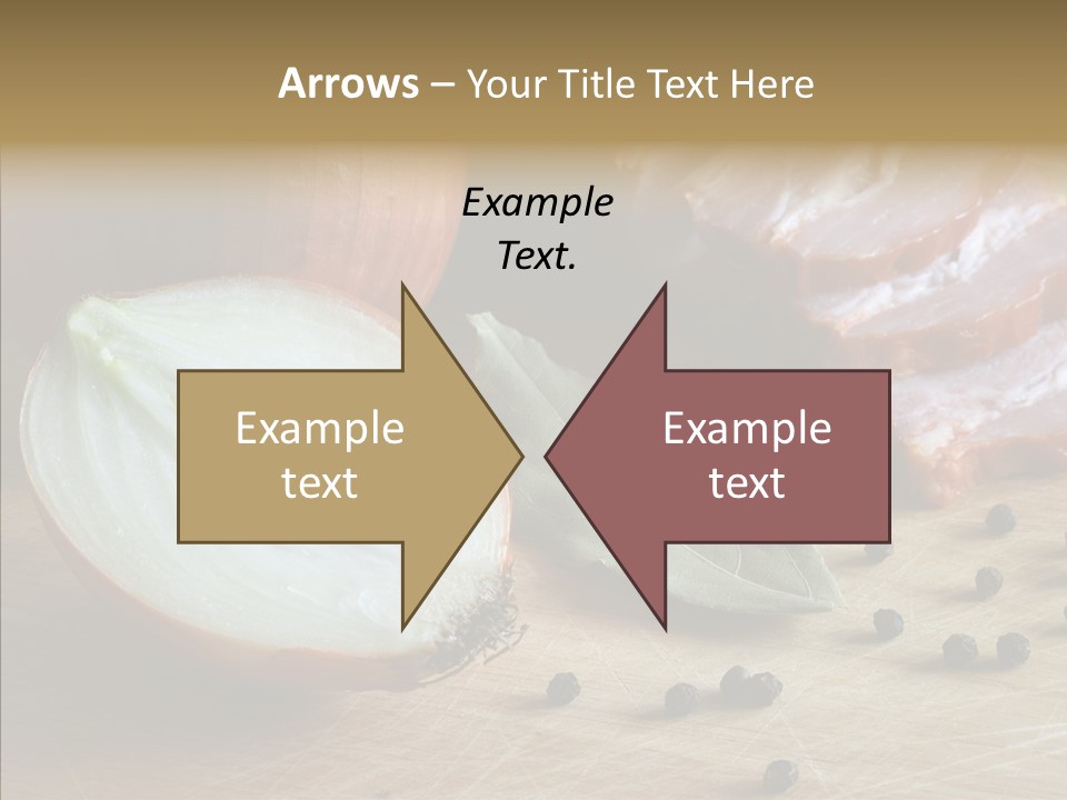 Pepper Pork Knife PowerPoint Template