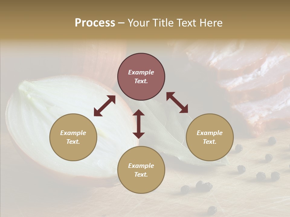 Pepper Pork Knife PowerPoint Template