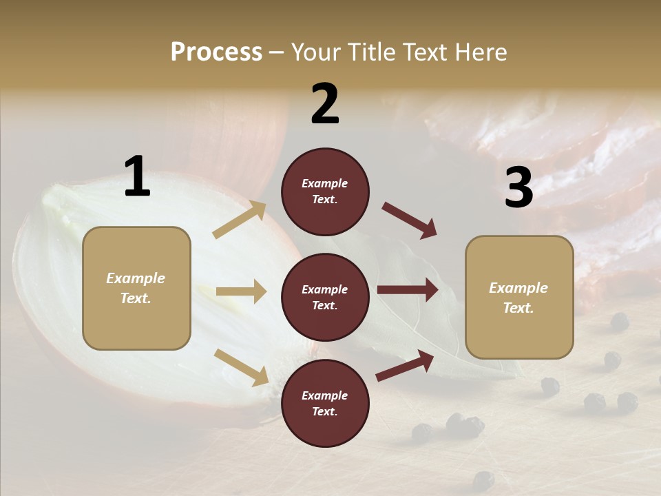 Pepper Pork Knife PowerPoint Template