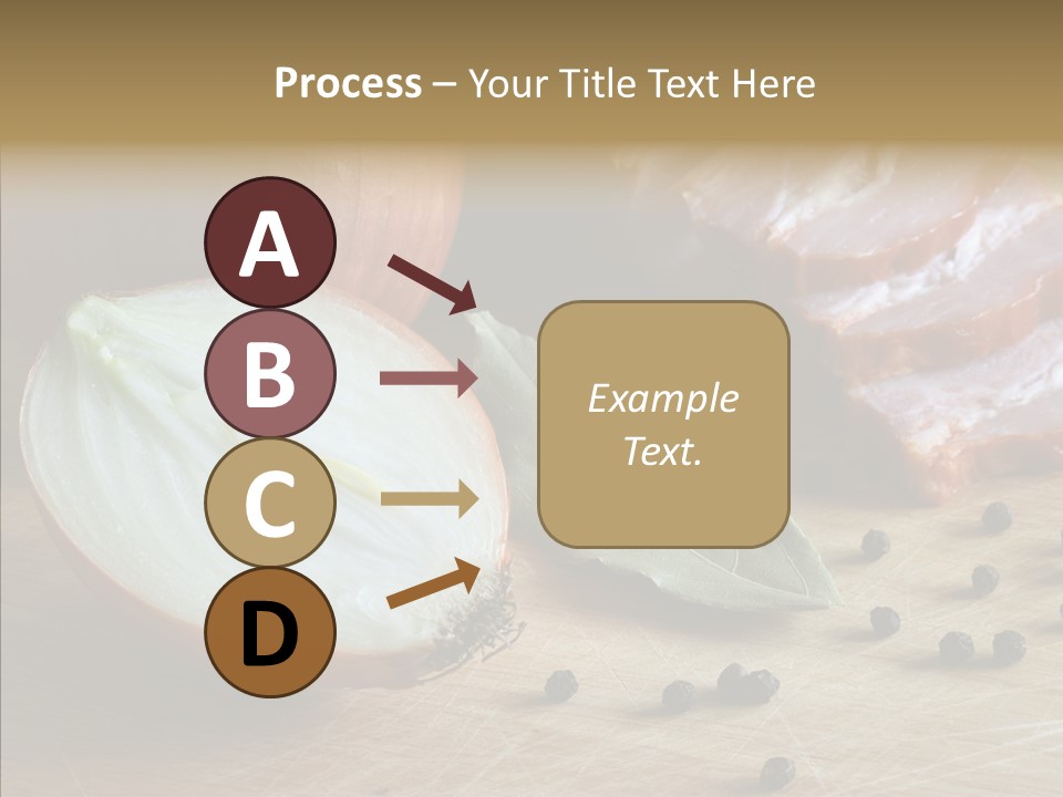 Pepper Pork Knife PowerPoint Template