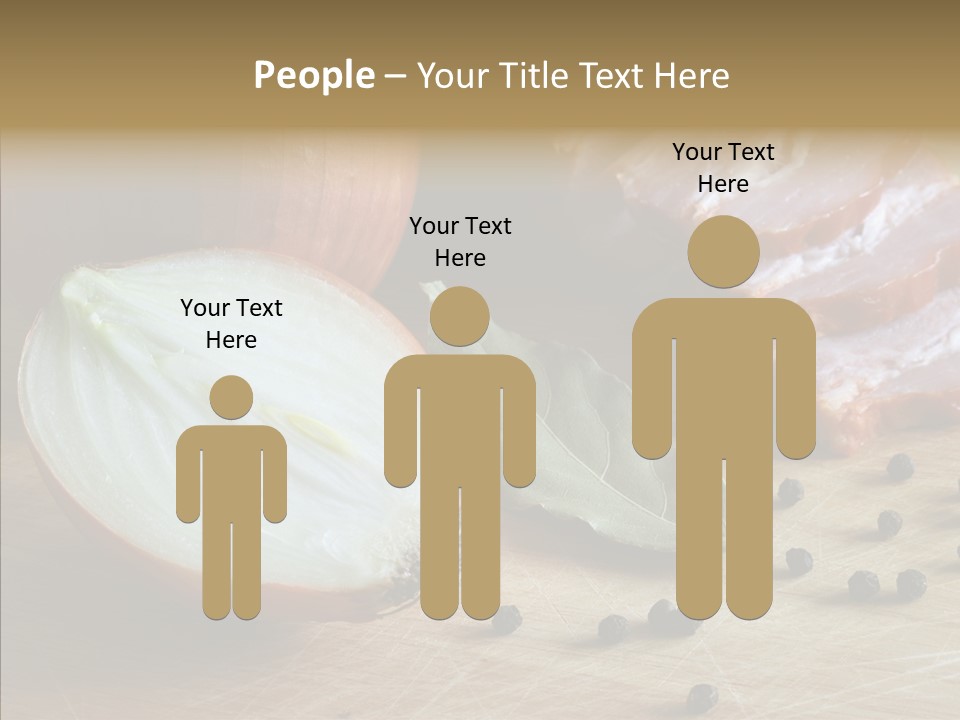 Pepper Pork Knife PowerPoint Template