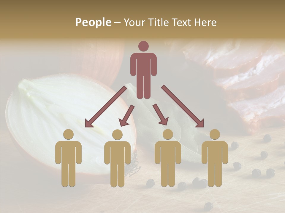 Pepper Pork Knife PowerPoint Template