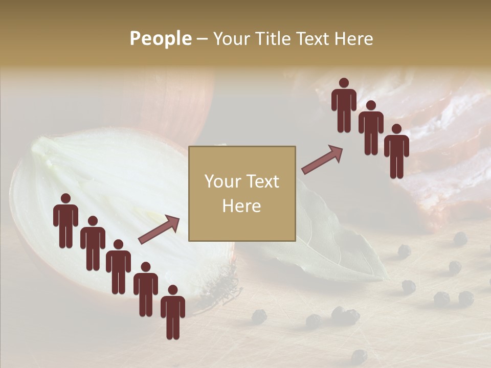 Pepper Pork Knife PowerPoint Template