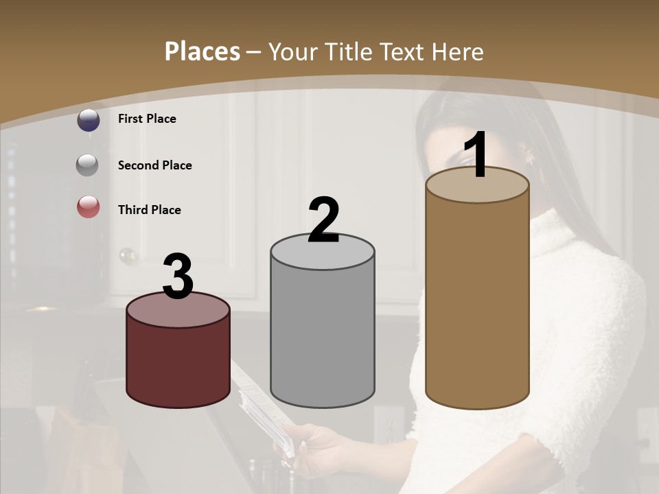 Online Kitchen Pretty PowerPoint Template