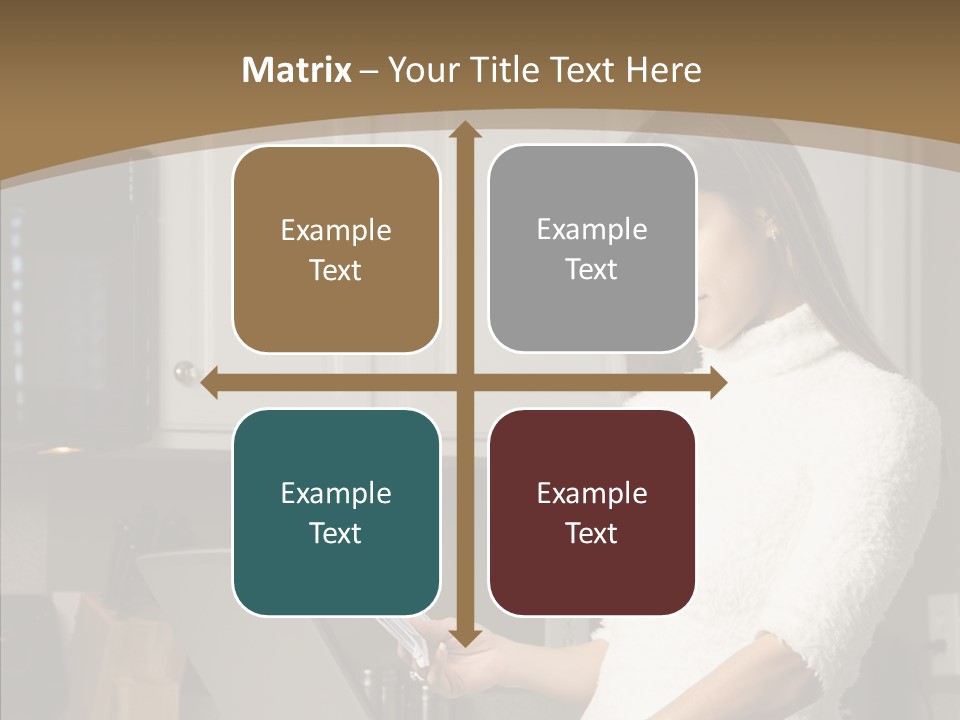 Online Kitchen Pretty PowerPoint Template