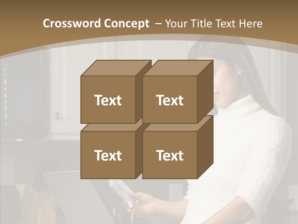 Online Kitchen Pretty PowerPoint Template