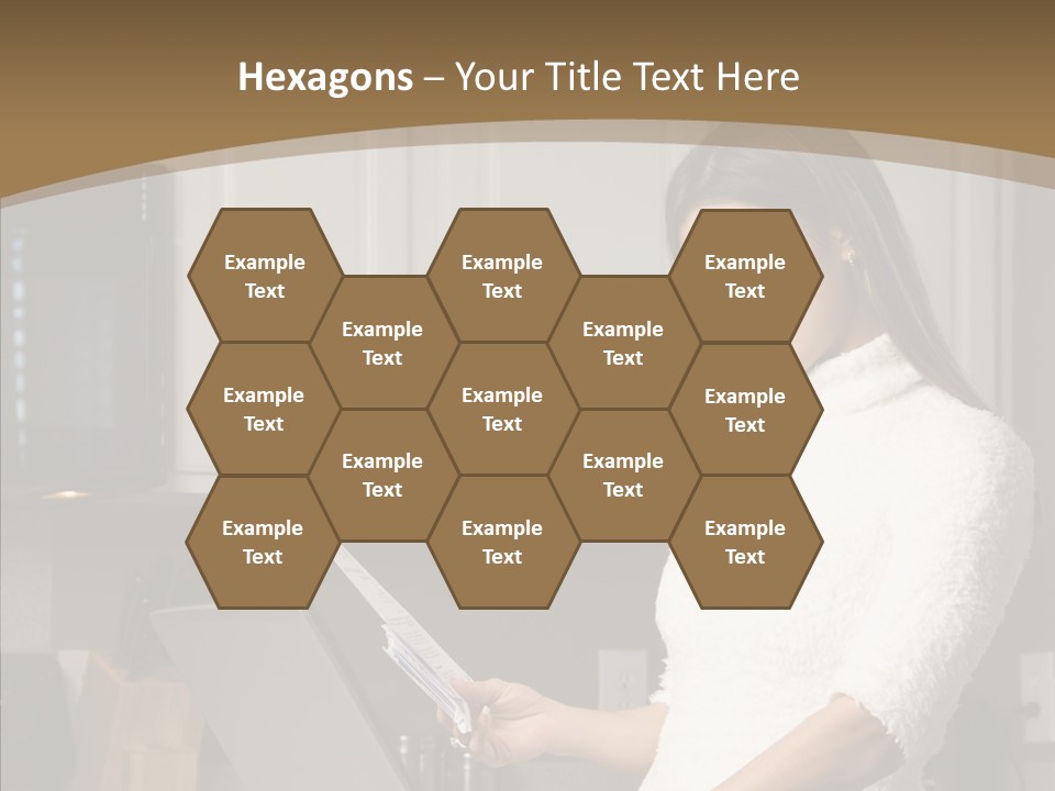 Online Kitchen Pretty PowerPoint Template