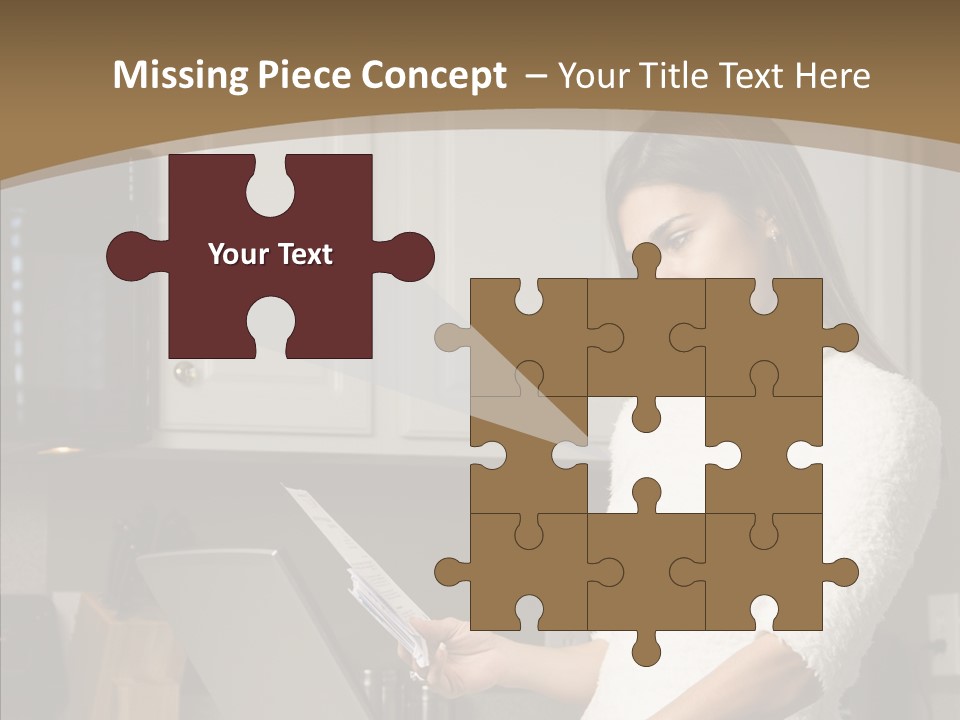 Online Kitchen Pretty PowerPoint Template